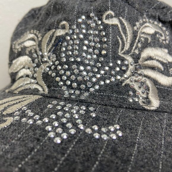 Panama Jack Cap Grey Embroidery Stones - Picture 2 of 7
